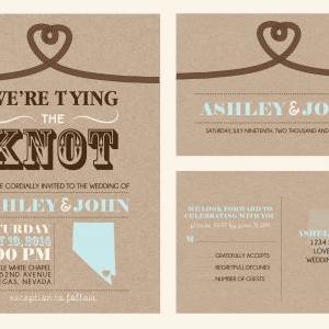 100 Sets Personalized Wedding Invitation With Love..