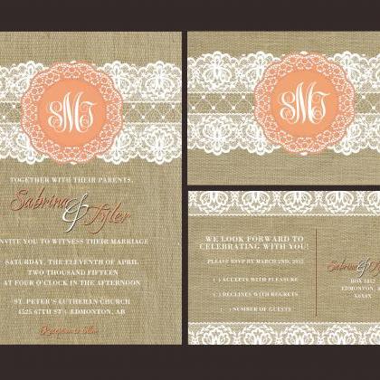 100 Sets Personalized Wedding Invitations /fully..