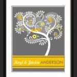 Personalized Wedding Signature Tree, Guest Book..