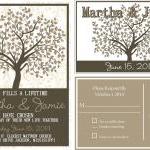 50 Sets Personalized Wedding Invitation With Love..